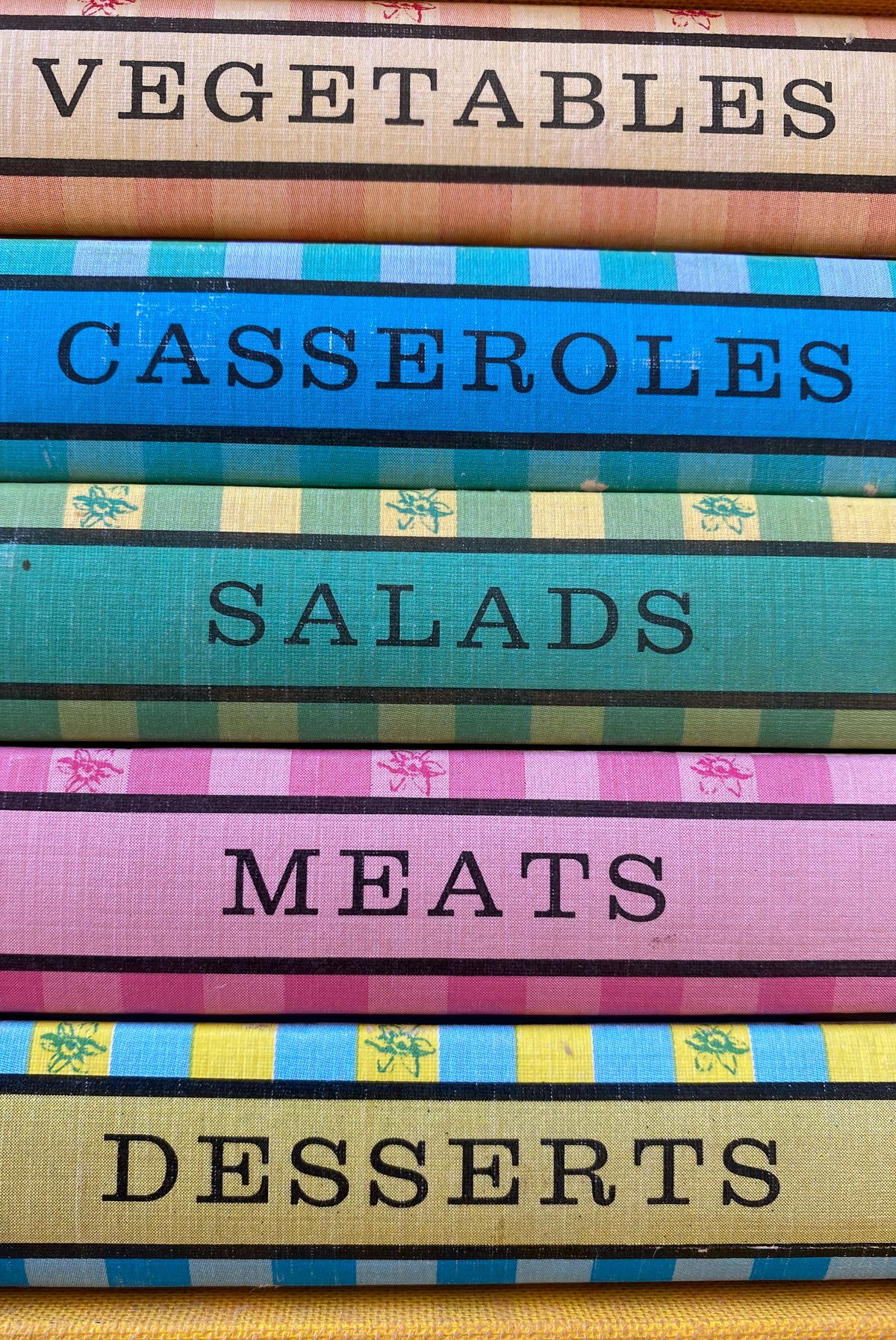 Retro Hardcover Cookbook Box Set