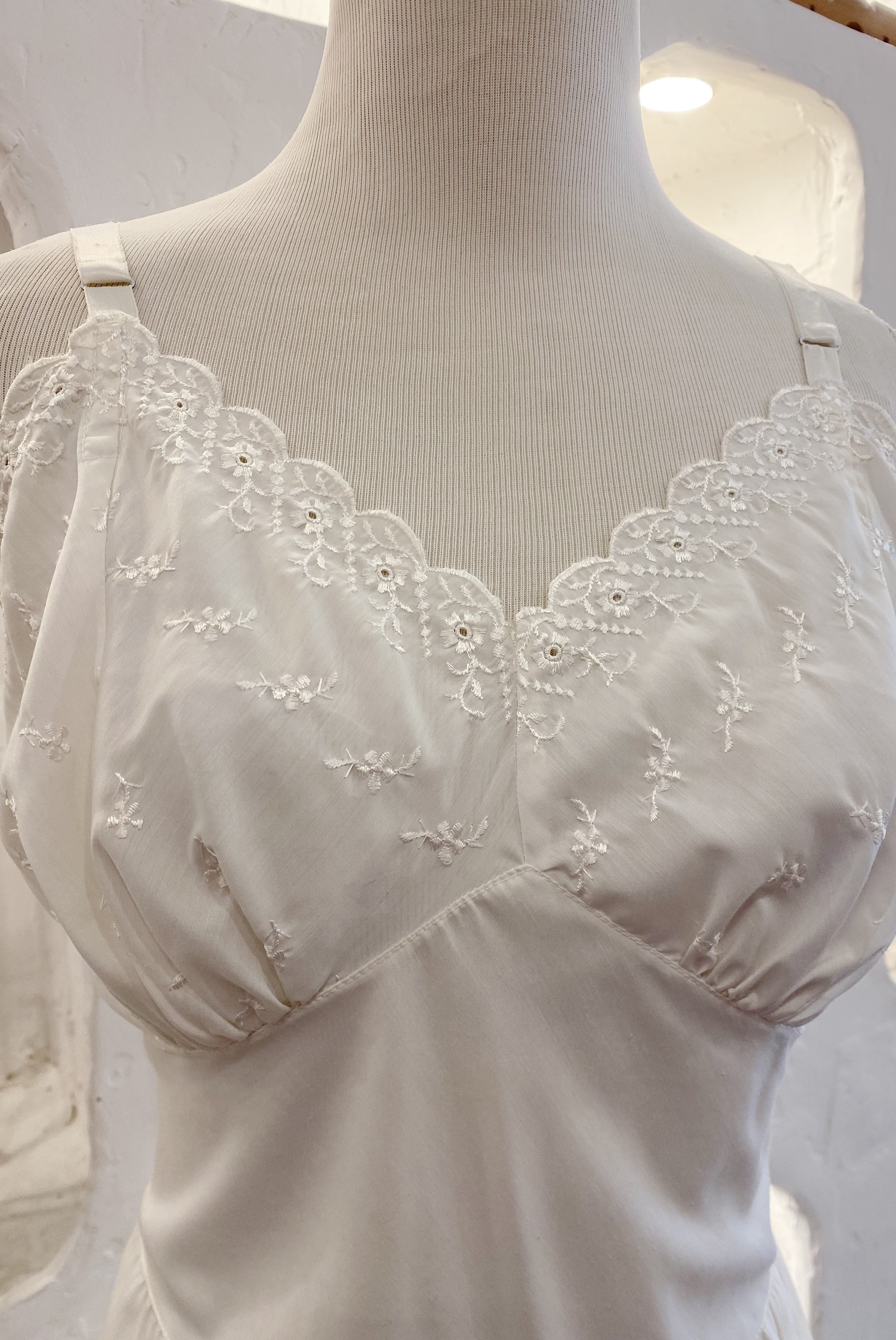 Eyelet Slip Dress