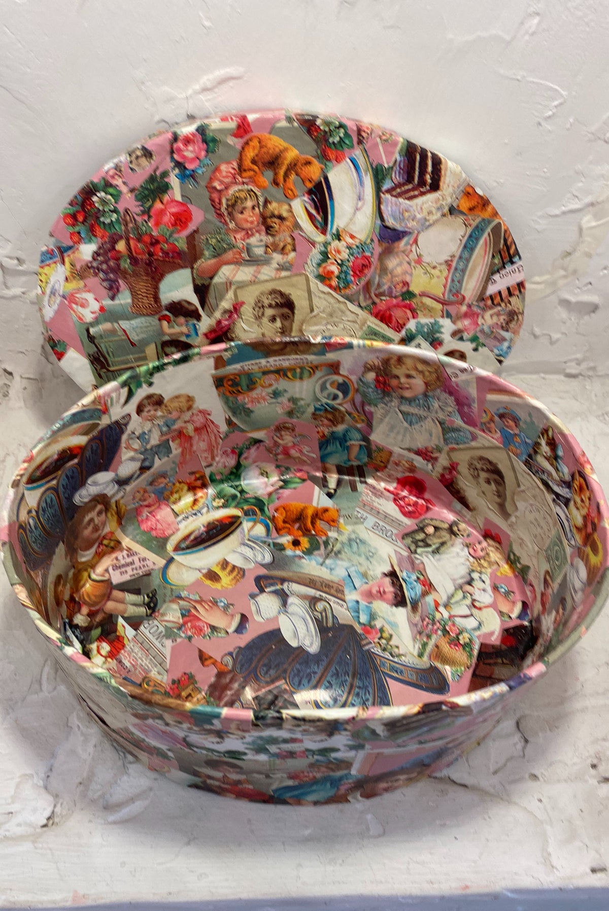 Hand Decorated Decoupage Box