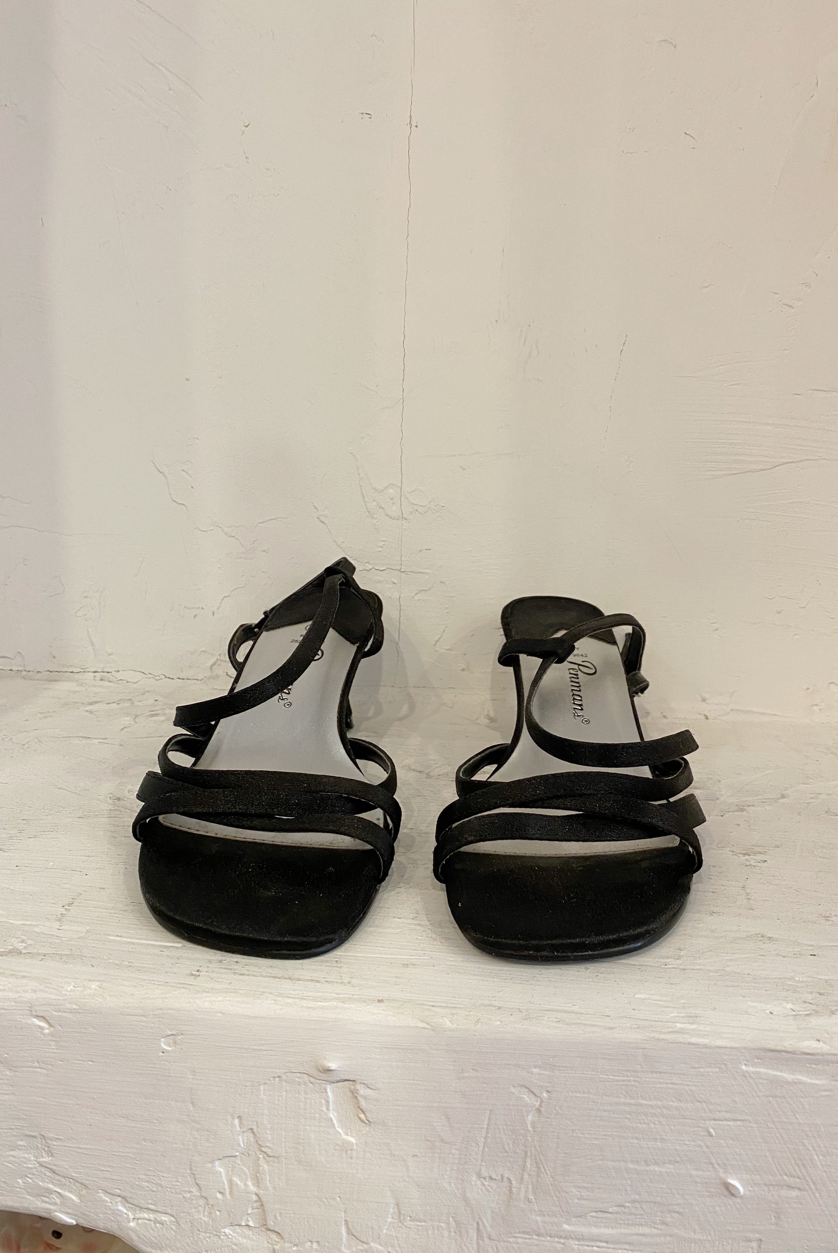 Strappy Kitten Heels