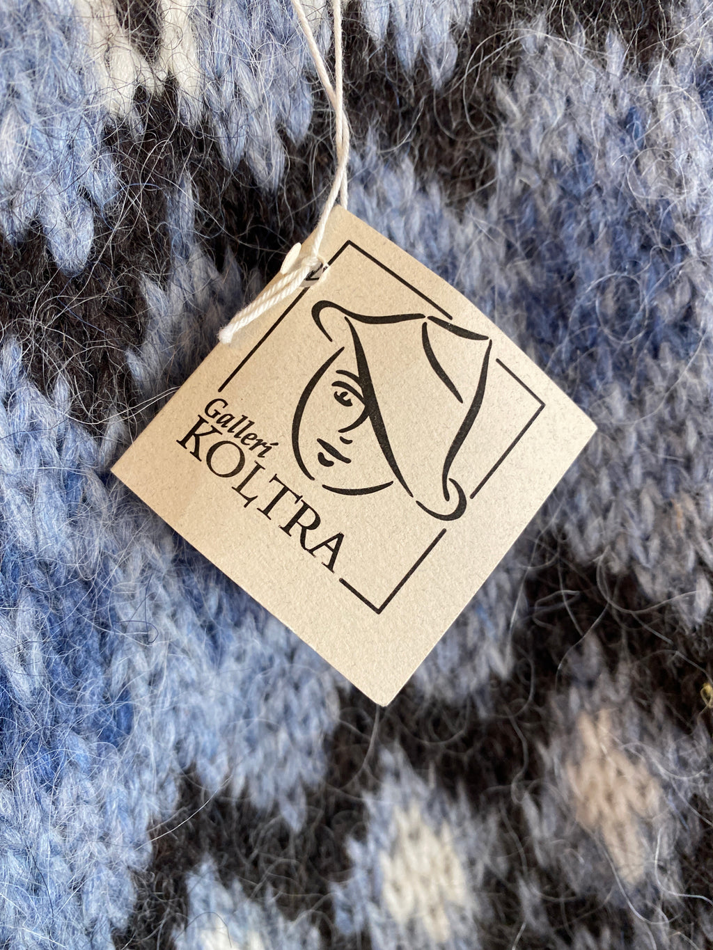 Blue Nordic Wool Pullover Sweater