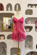 La Senza Pink Ruffled Lingerie Dress