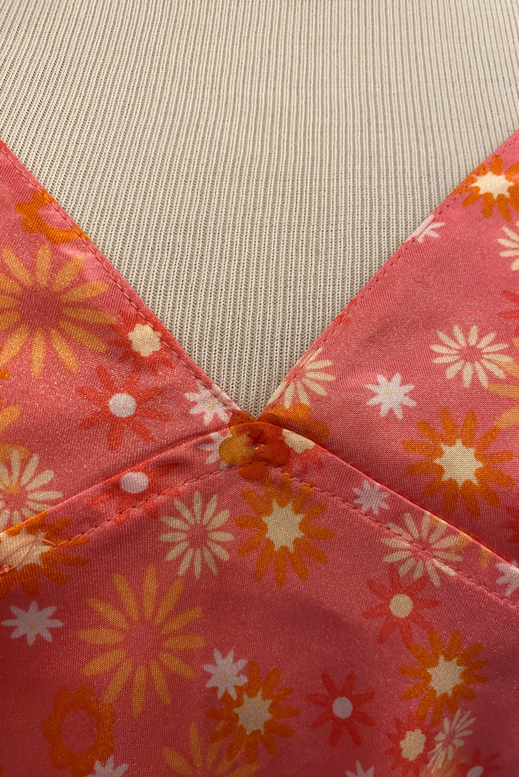 Pink Satin Dress