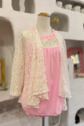 Vintage Lace Flowy Open Cardigan