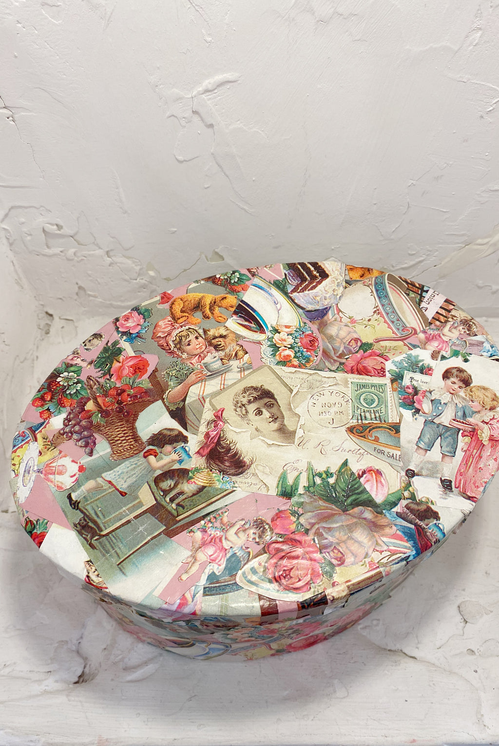 Hand Decorated Decoupage Box