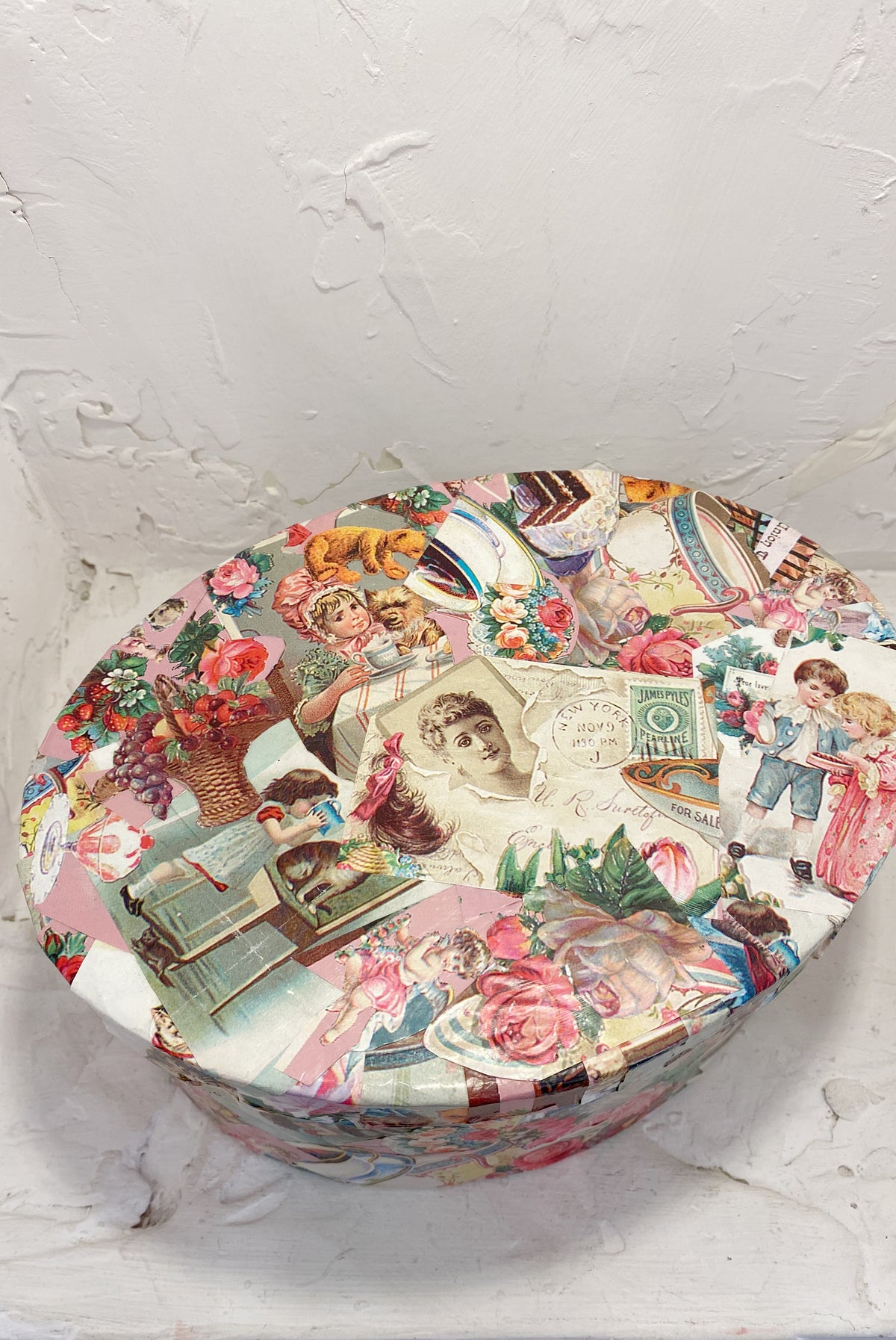 Hand Decorated Decoupage Box