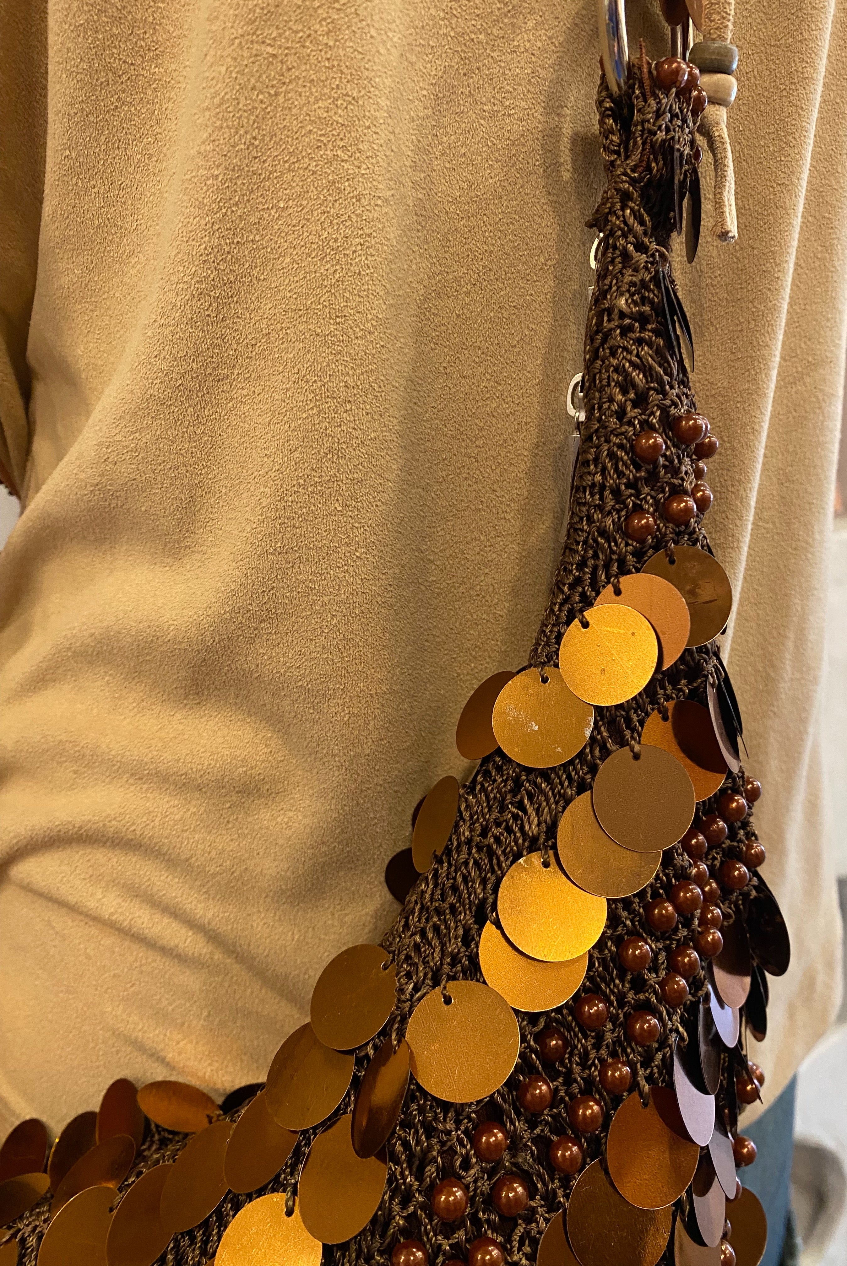 Sequin Slouch Bag