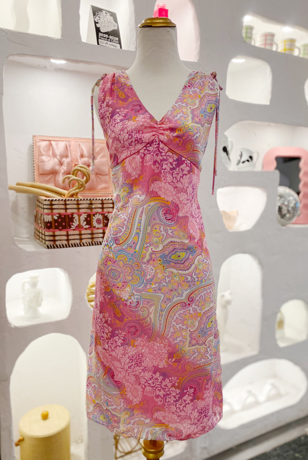 Y2K Paisley Dress