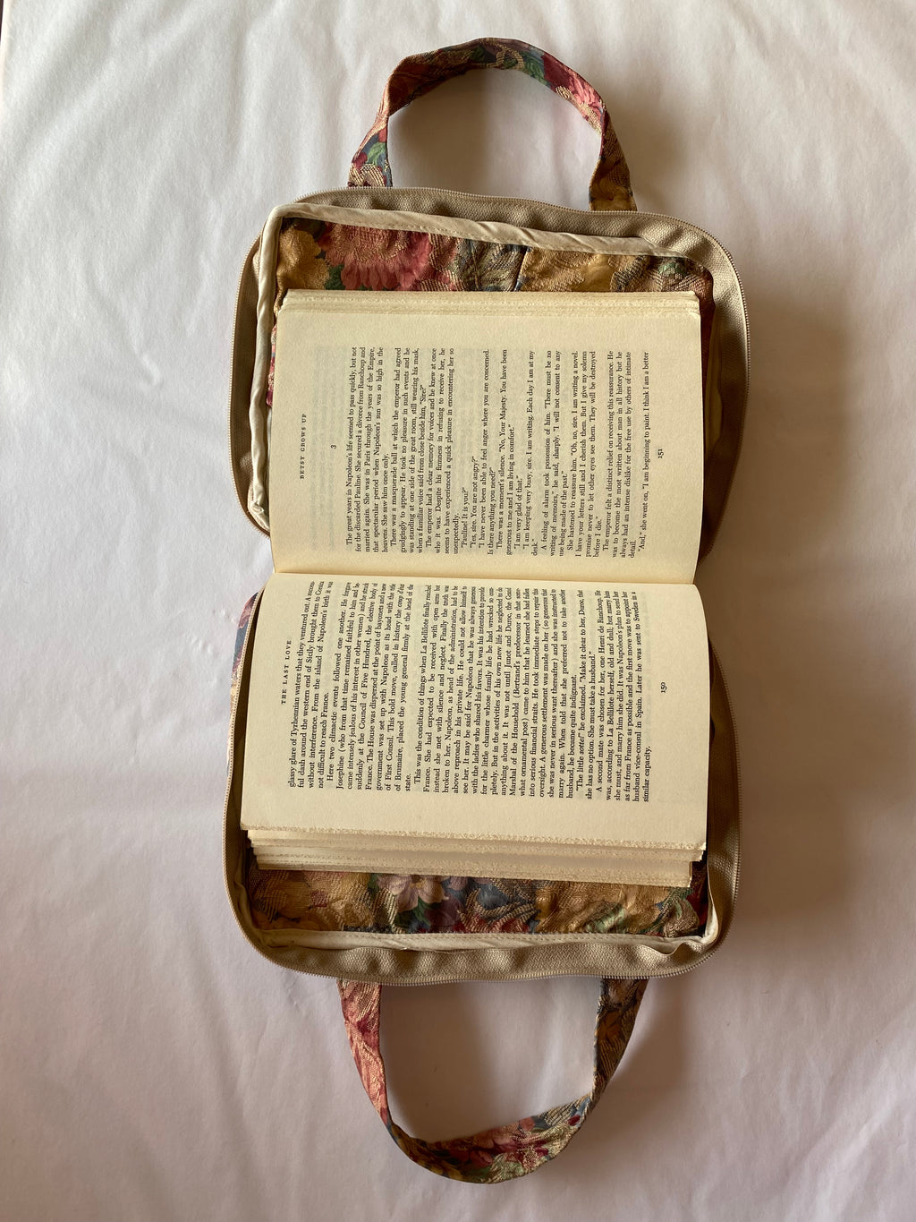 Tapestry Book Cover with Handle