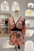 Y2K Floral Kimono Style Top