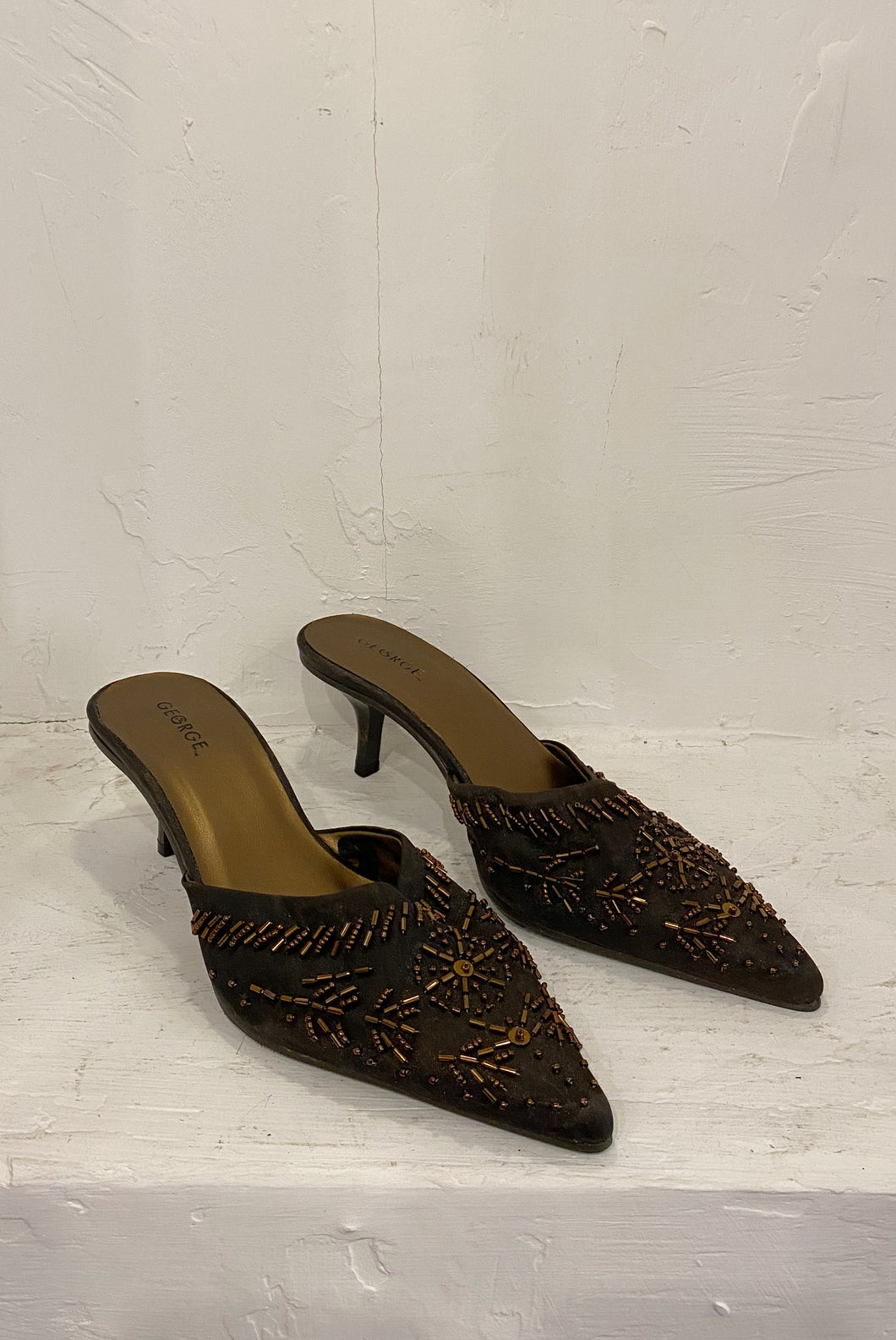 Beaded Mules