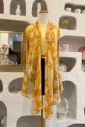 Celine Paris Mustard Mesh Cardigan