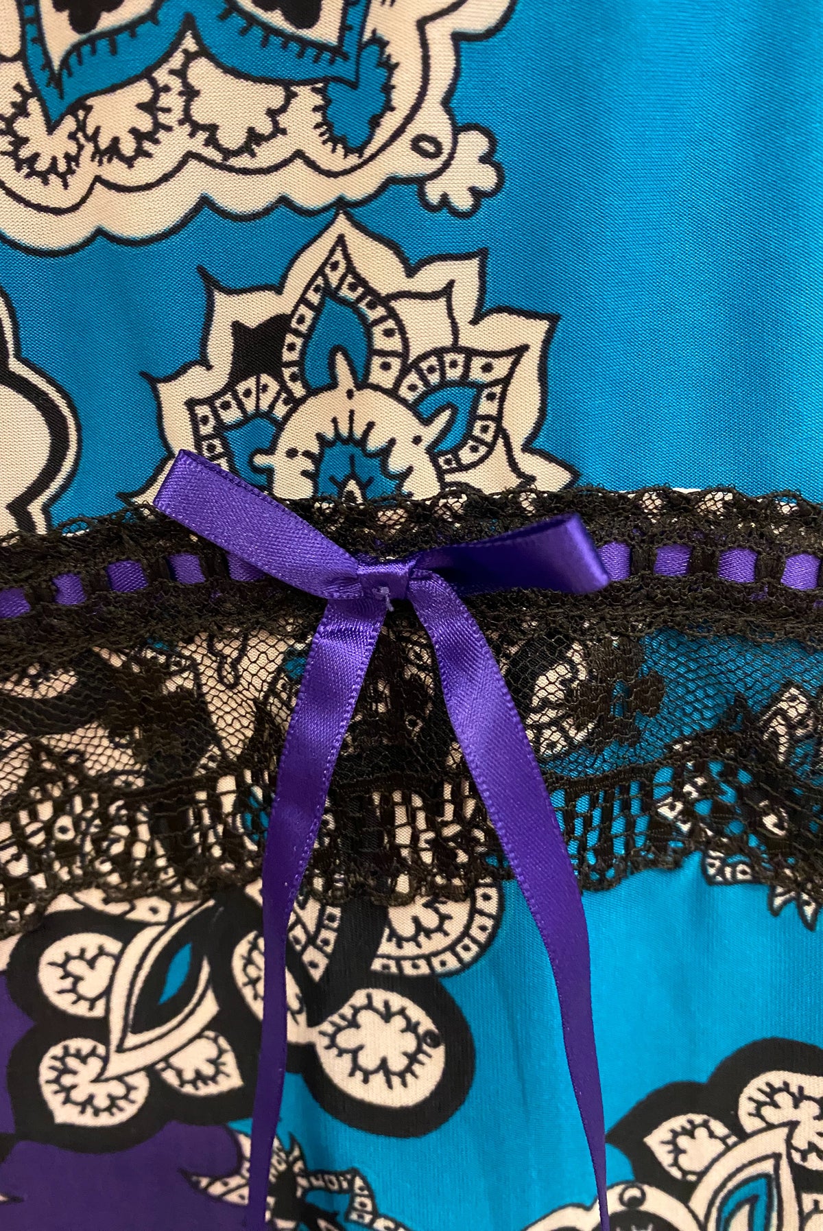 Y2K Jewel Tone Paisley Tee