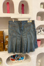 Flared Jean Skirt
