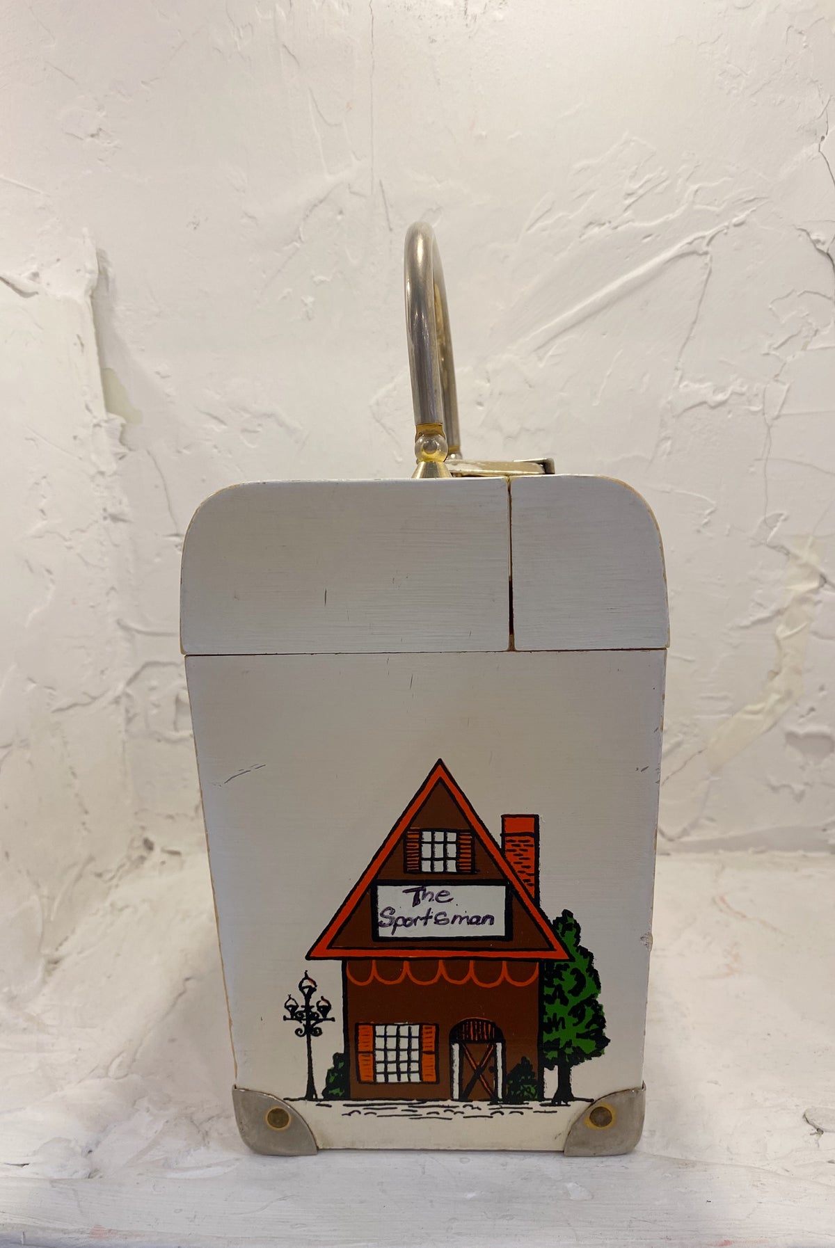 Hand Painted Wooden Box Purse