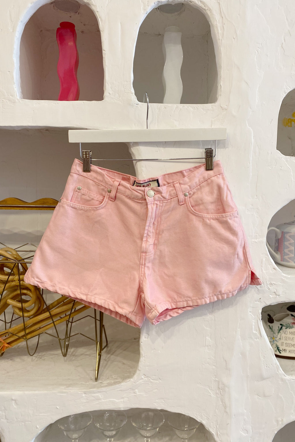 Pink Jean Shorts