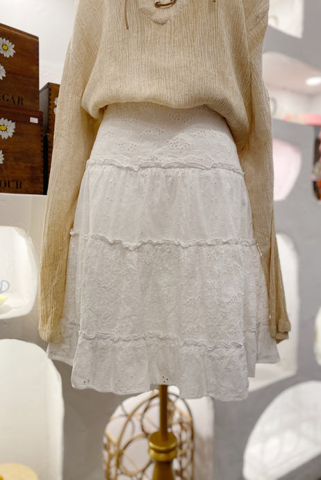 Tiered Mini Skirt