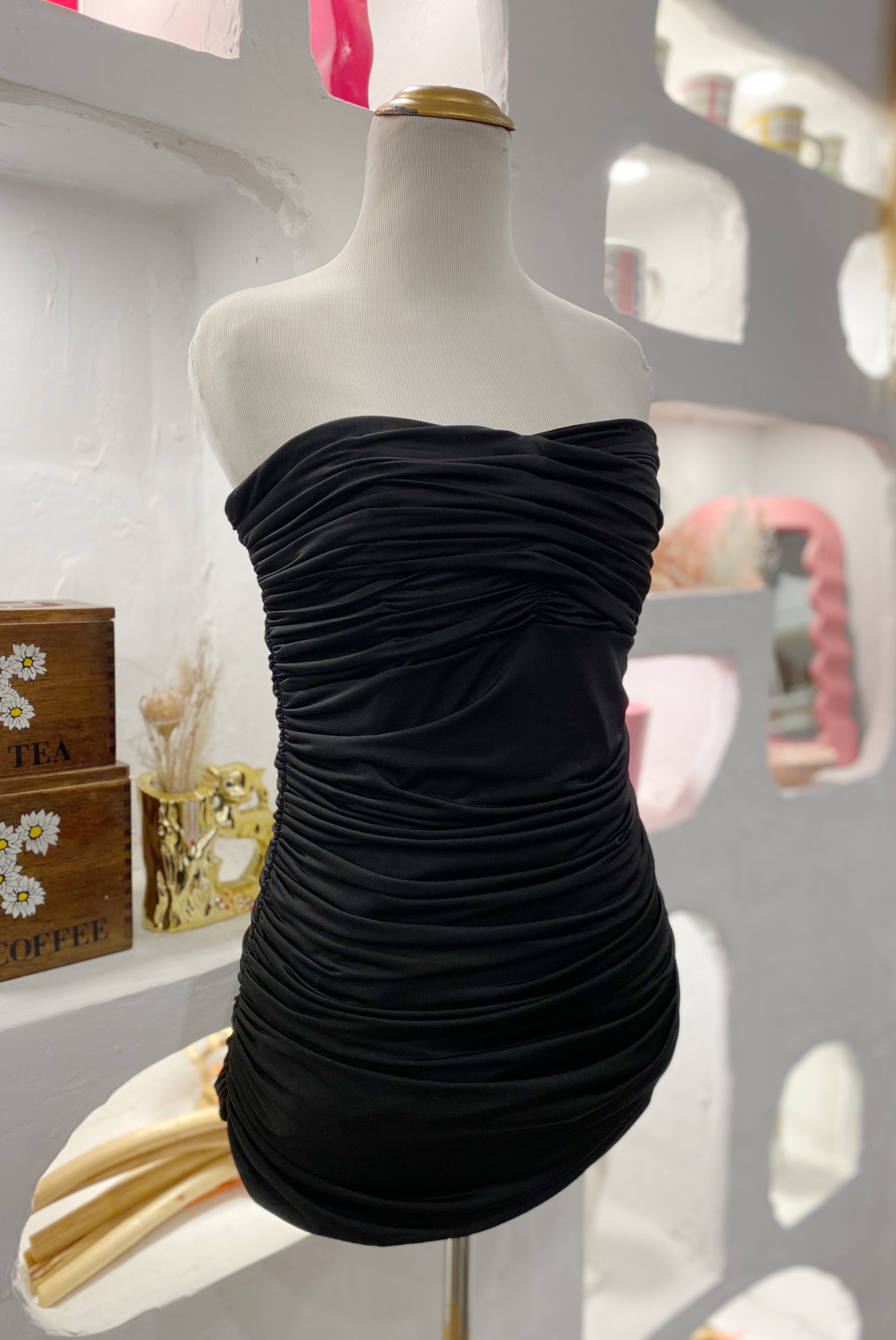 Ruched Tube Top