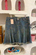 Flared Jean Skirt