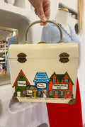 Hand Painted Wooden Box Purse