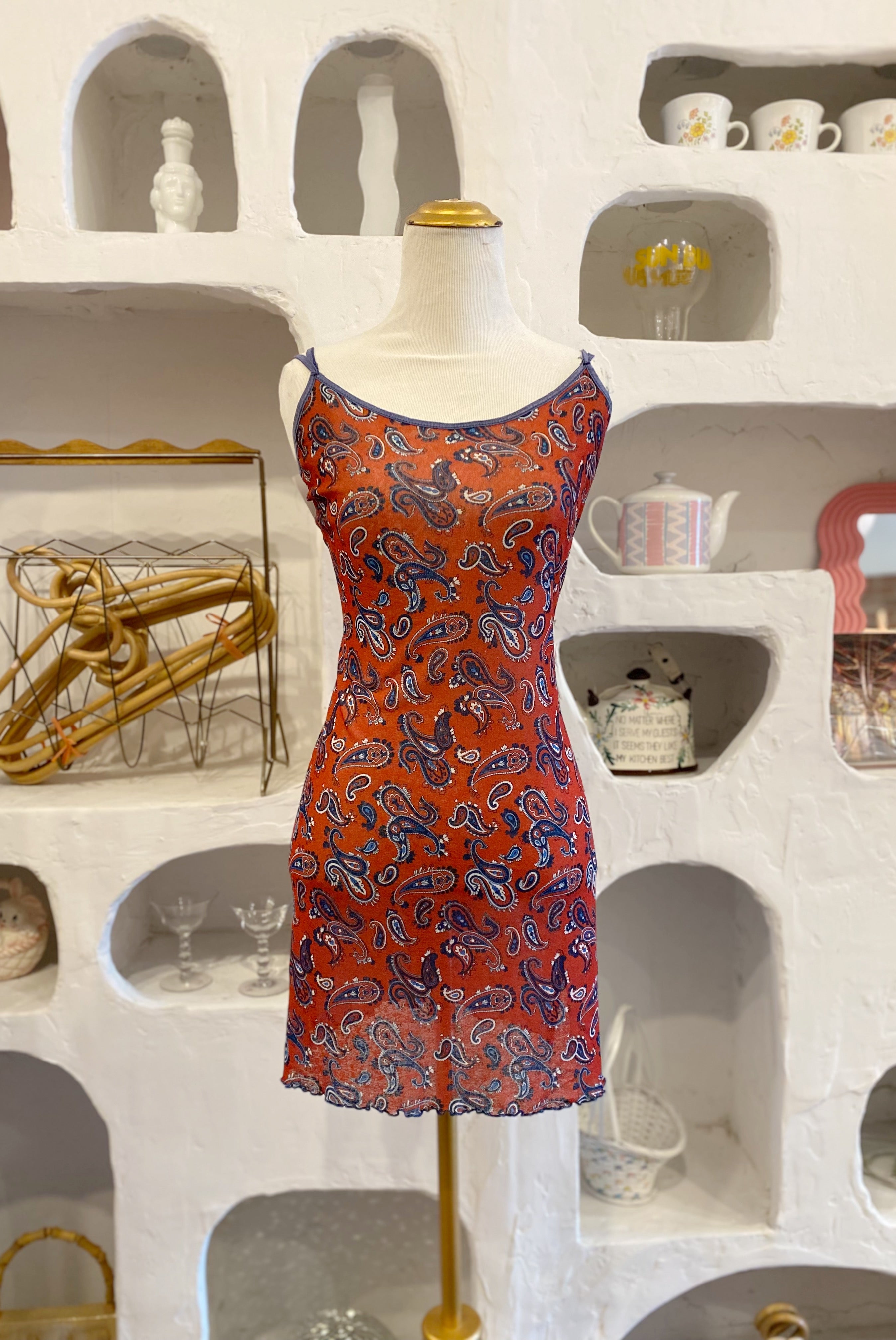 Mesh Slip Dress