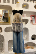 Y2K Strapless Babydoll Top