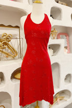 Glitter Halter Dress