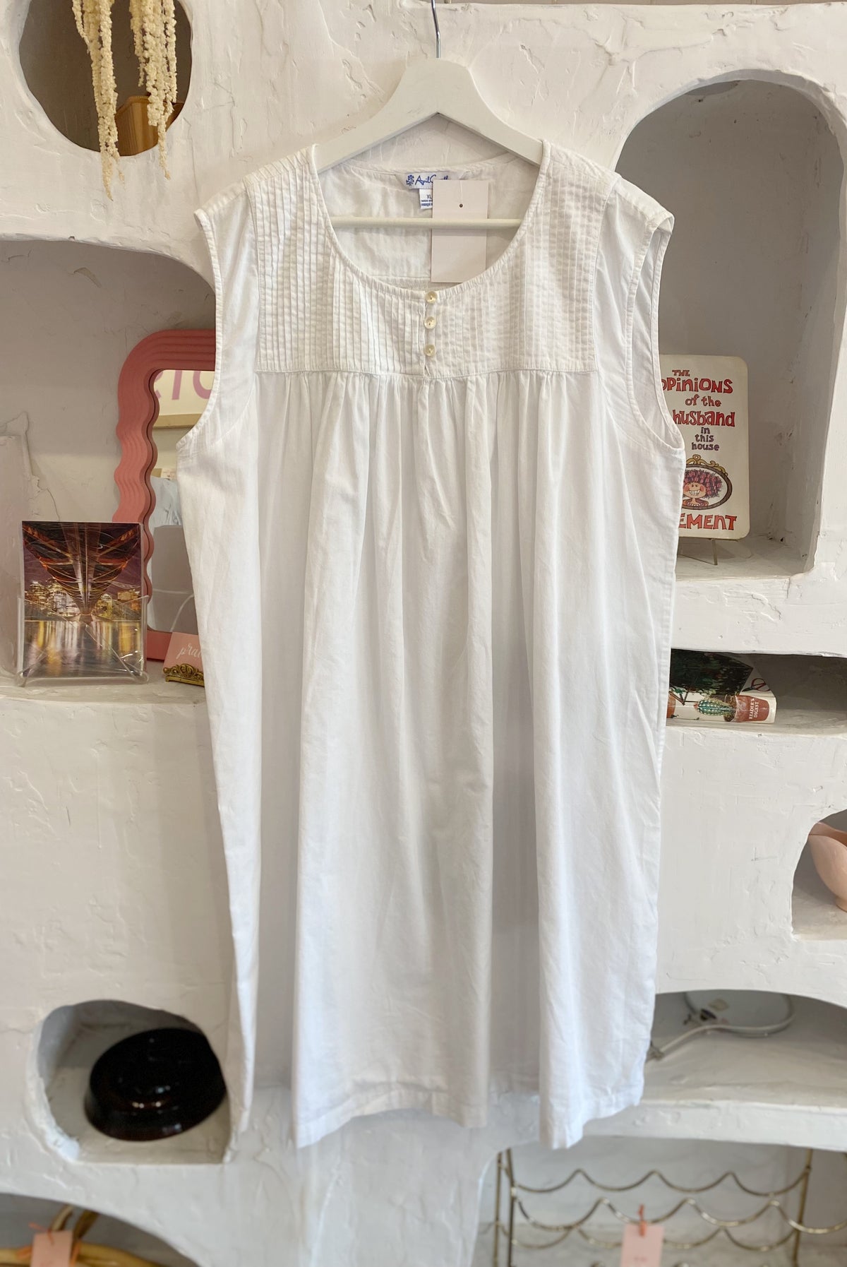 White Cotton April Cornell Nightdress