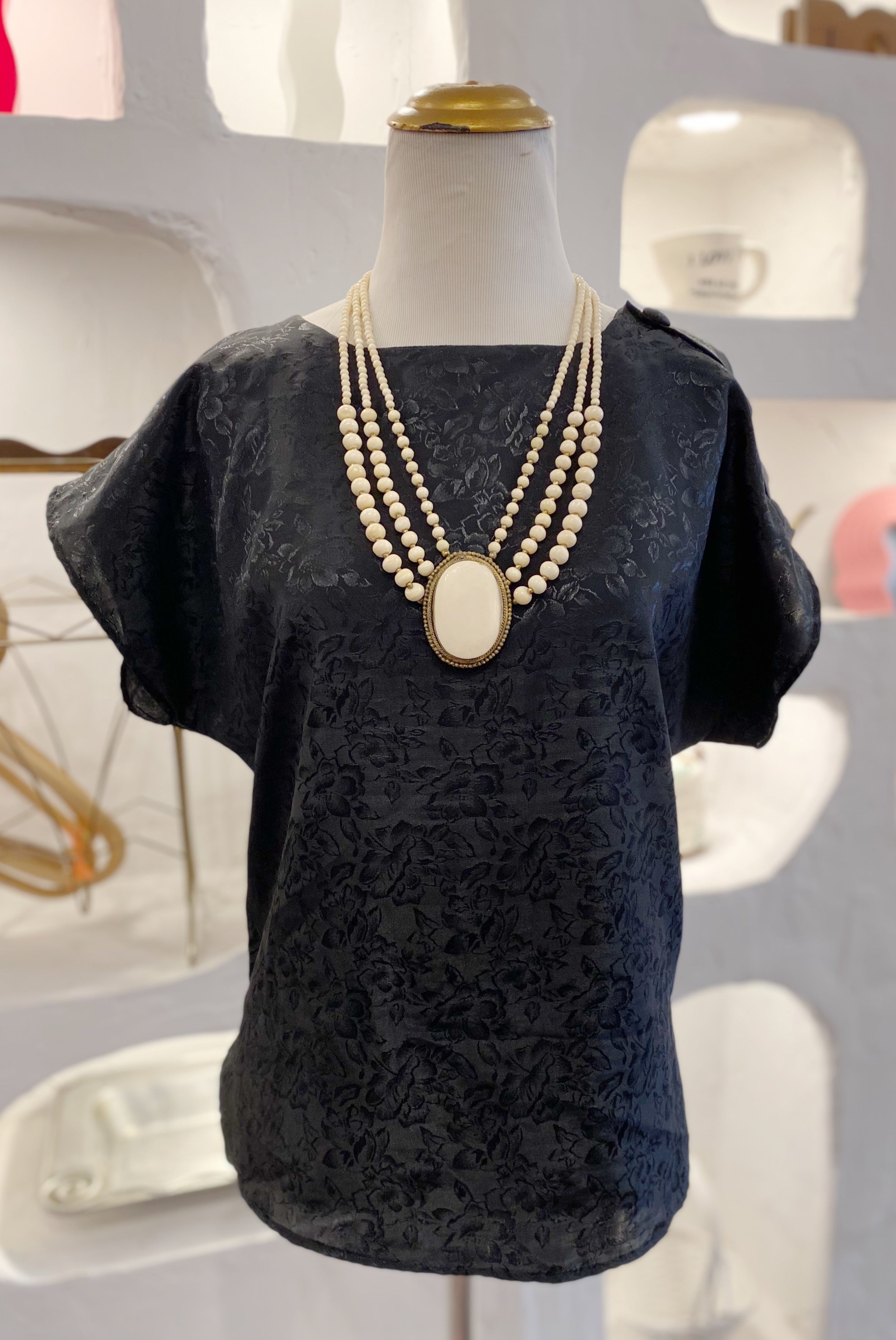 Satin Dolman Top