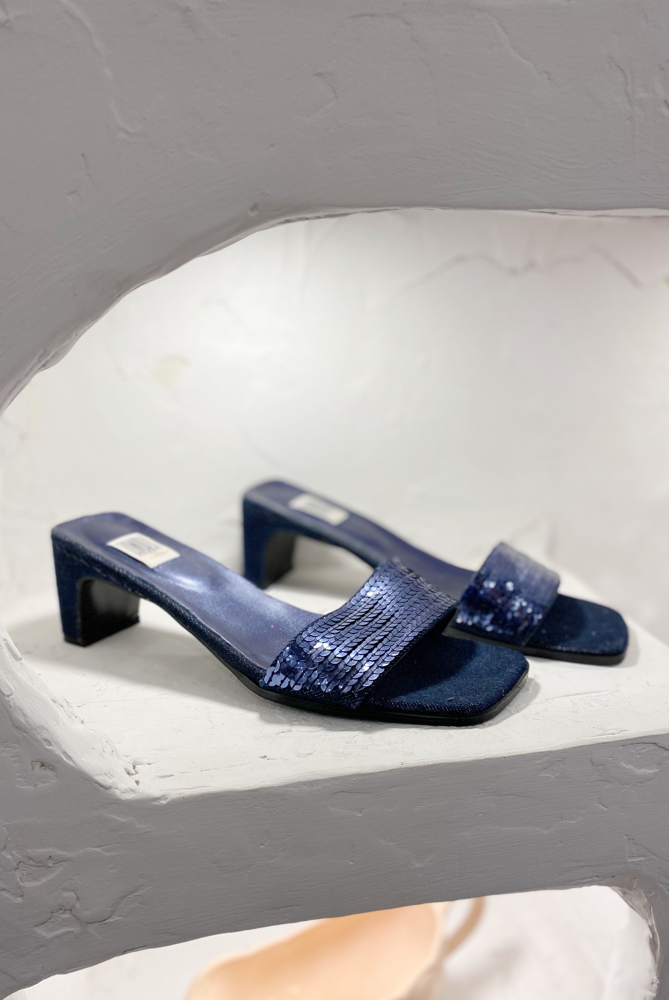 Sequin Sandals