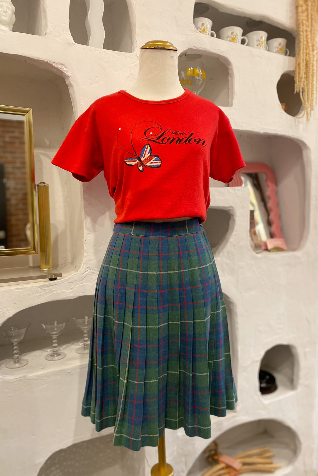Y2K London Glittery Baby Tee