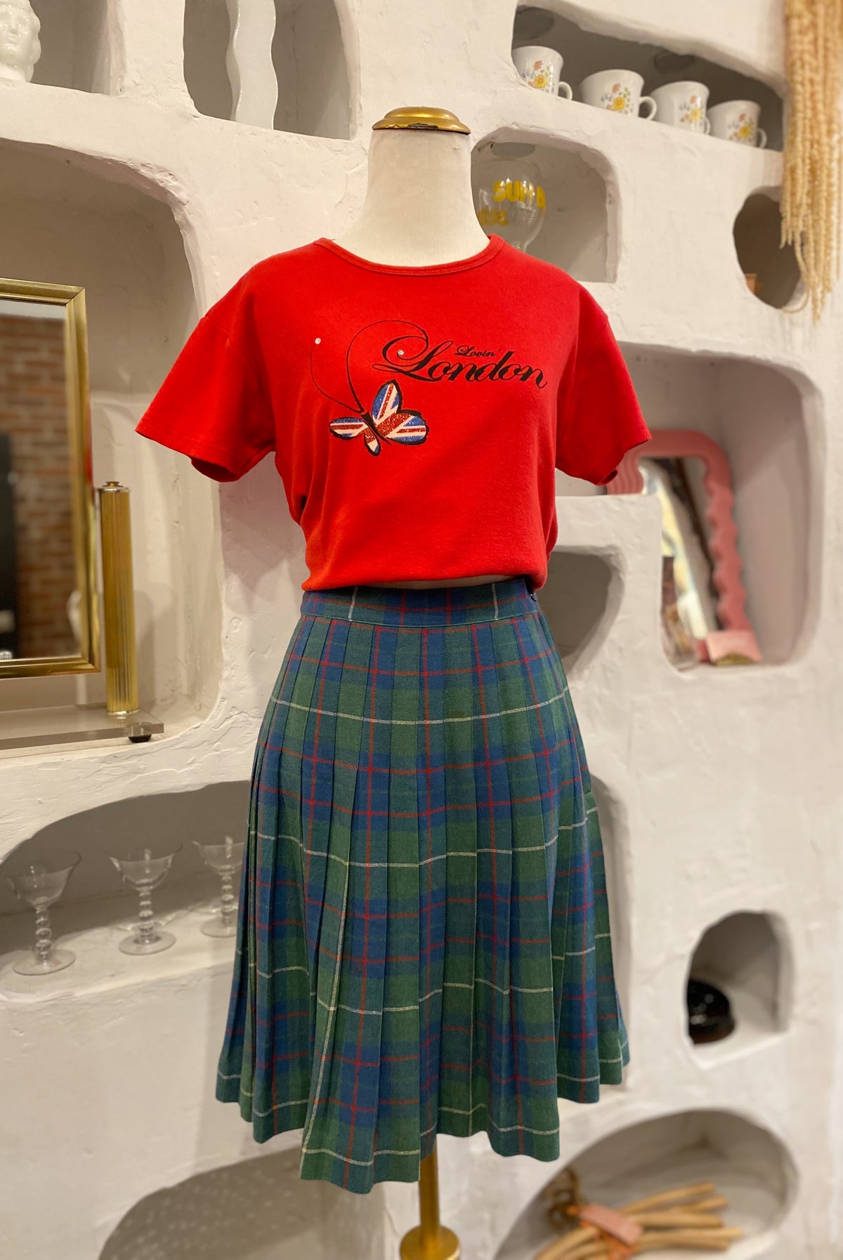Y2K London Glittery Baby Tee