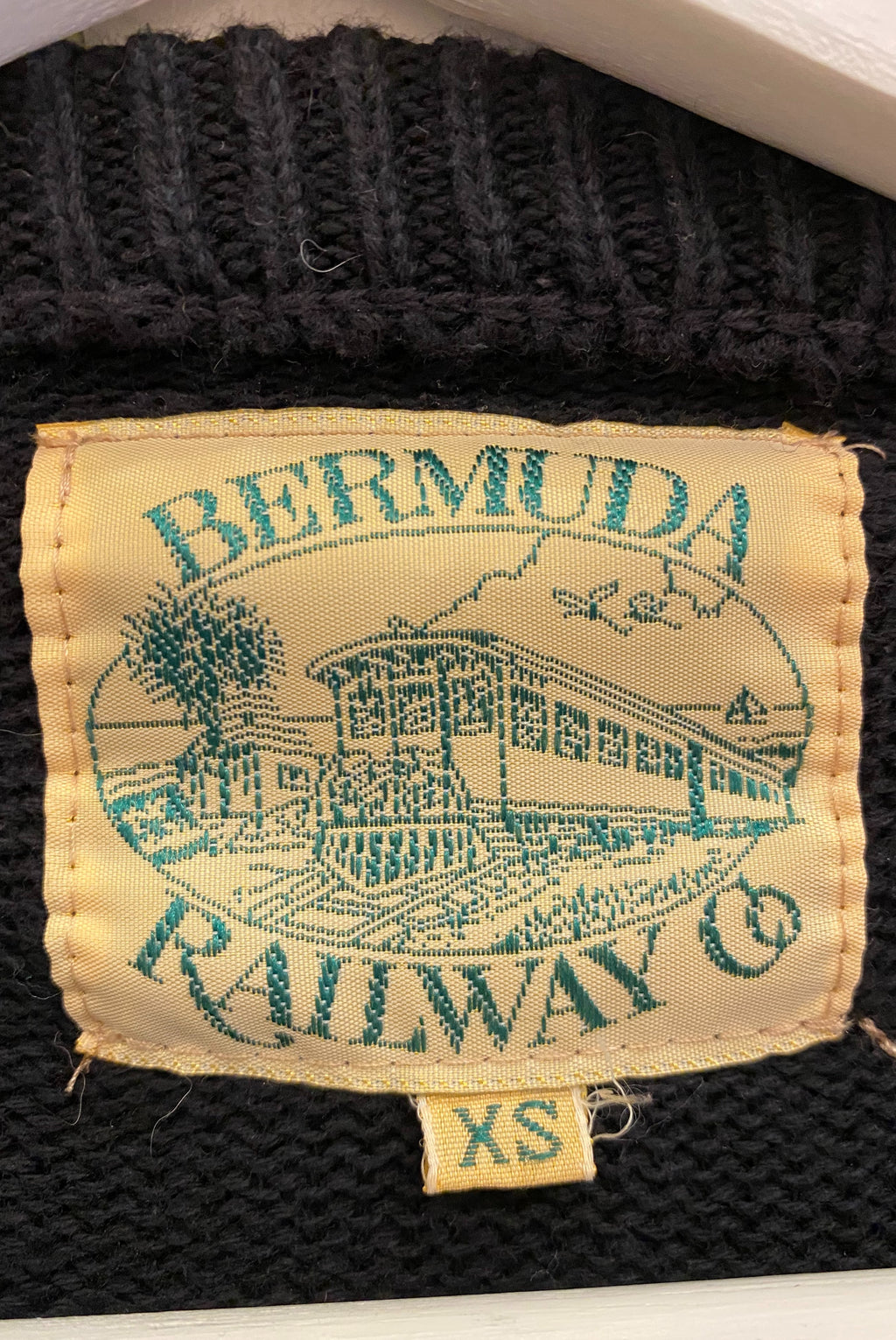 90s Bermuda Railway Knit Sweater