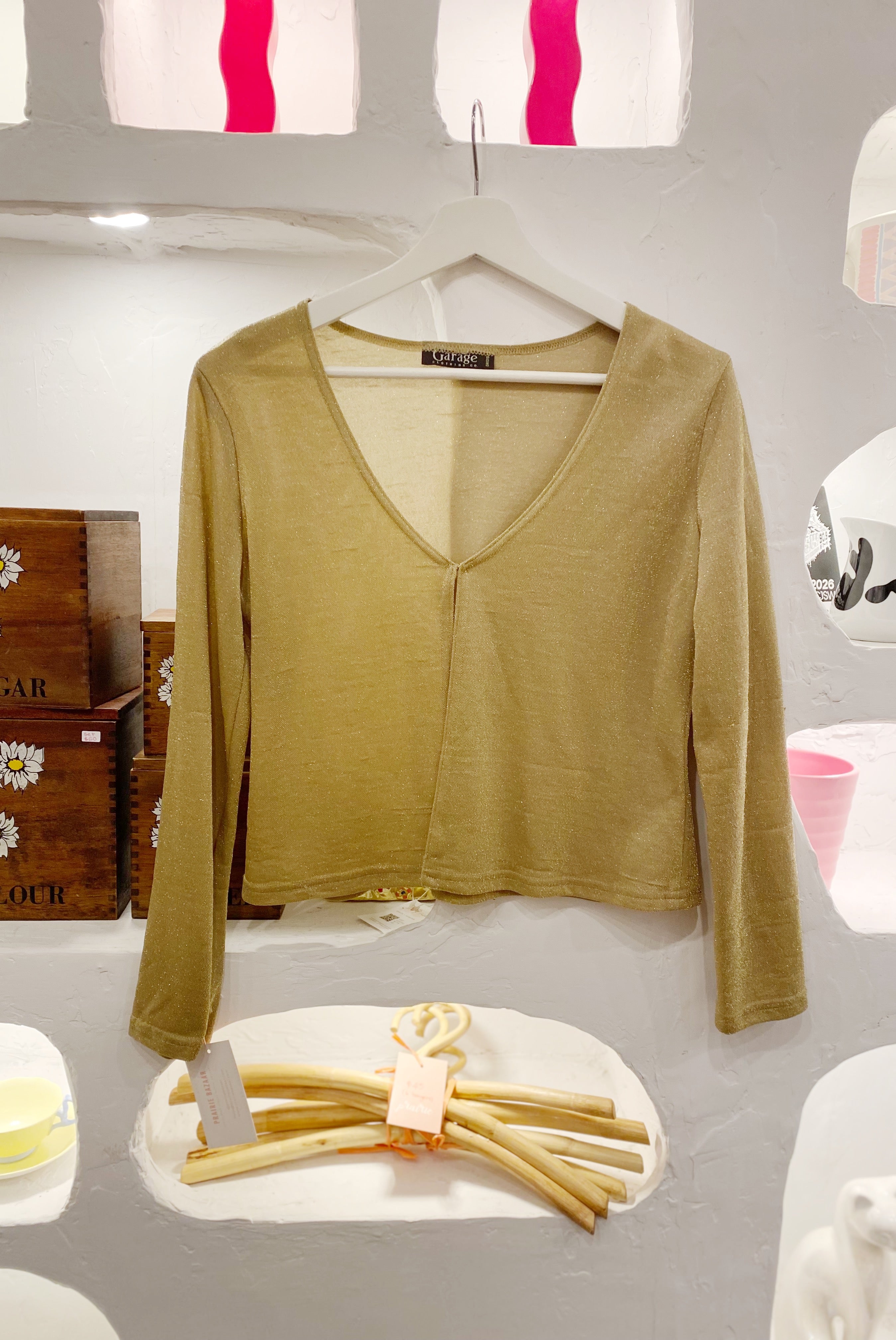 Gold Cardigan