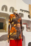 70s NYC Collage Button Up Shirt