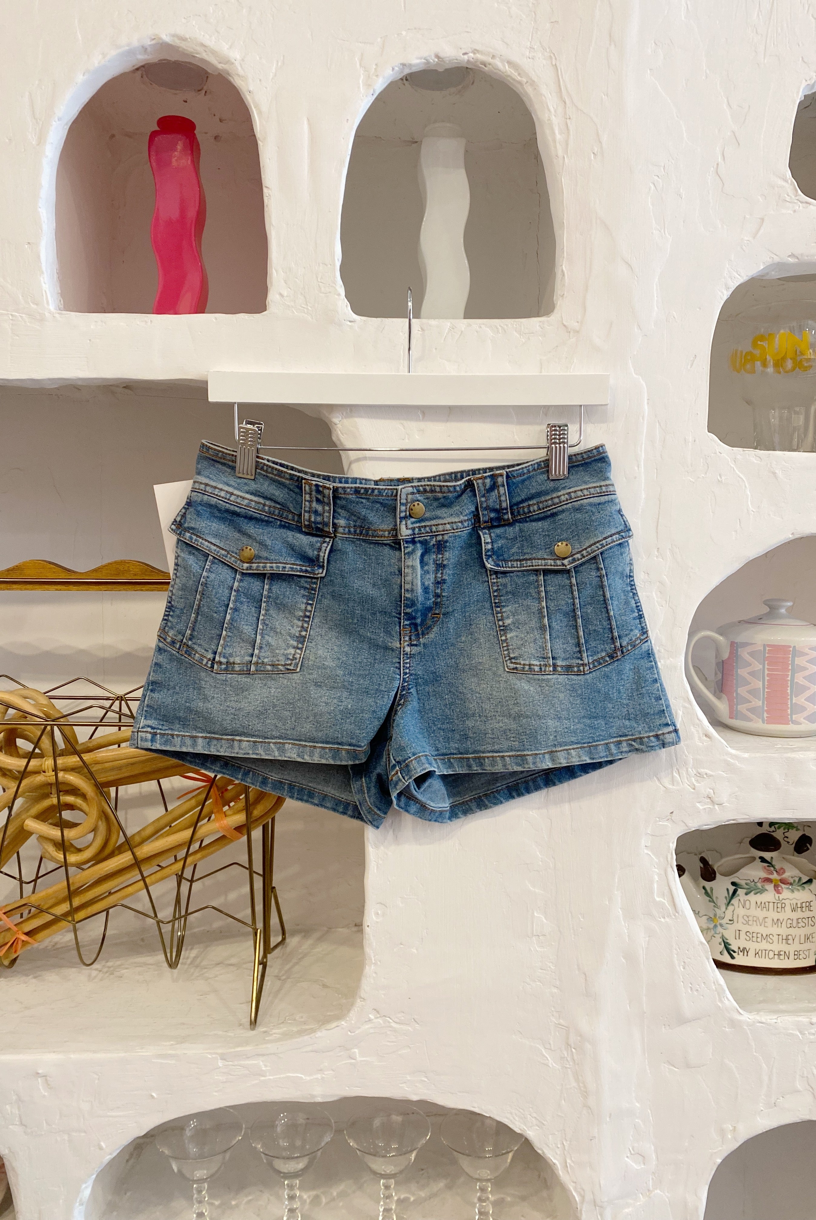 Y2K Jean Shorts