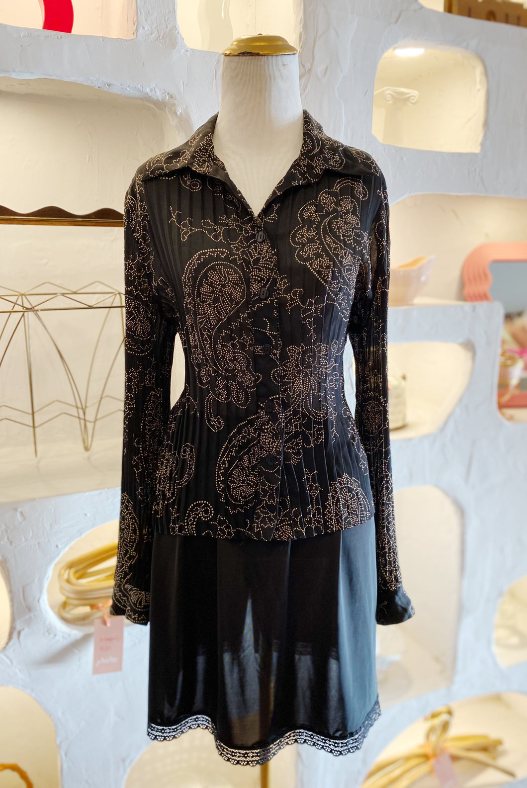 Pleated Blouse