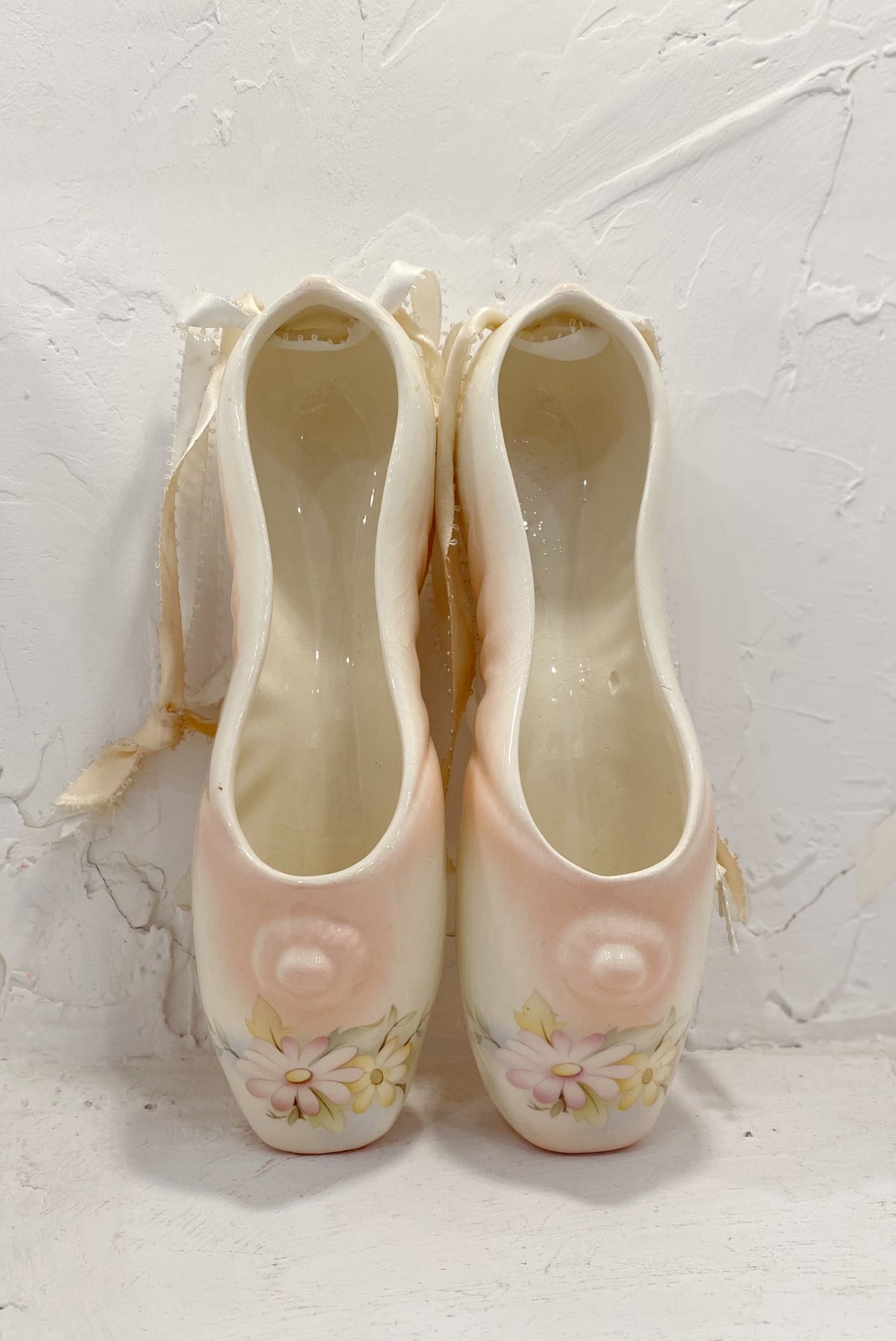 Wall Hanging Ceramic Ballet Slippers