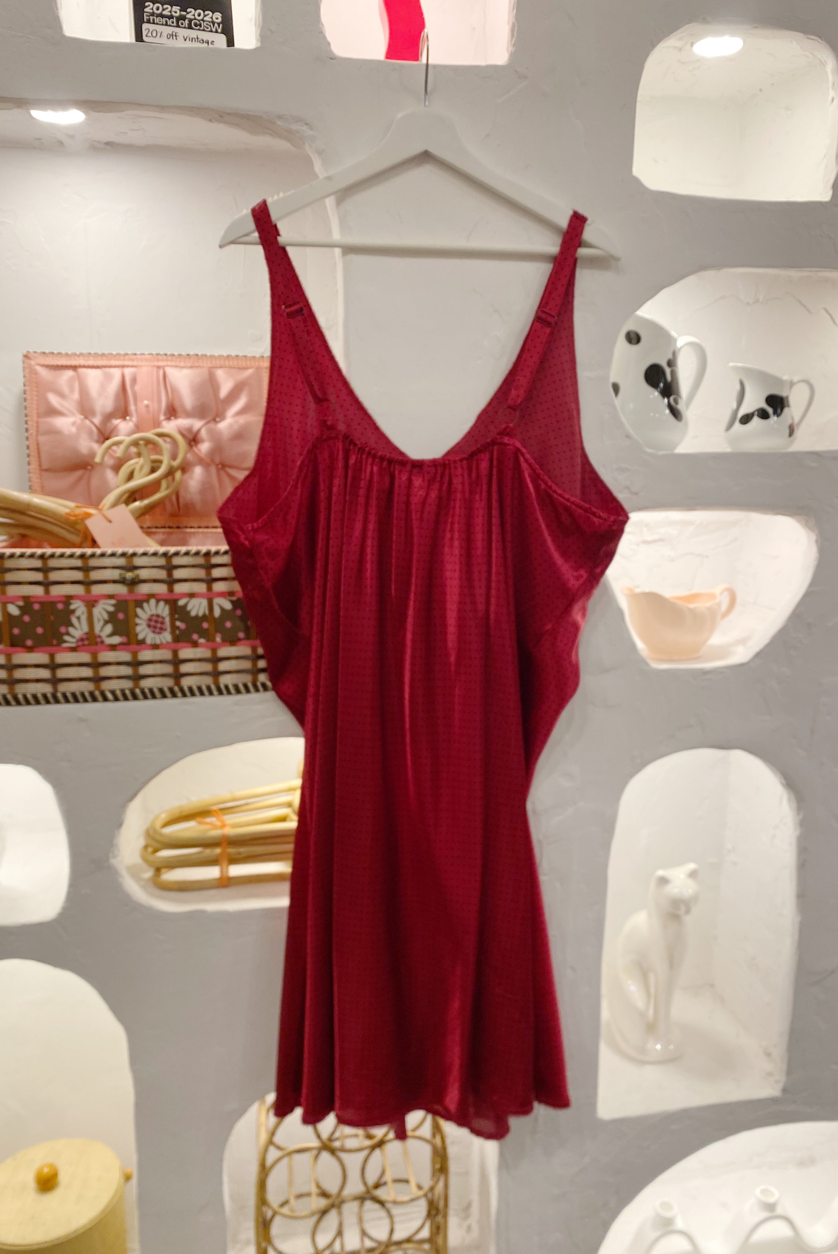 Berry Slip Dress