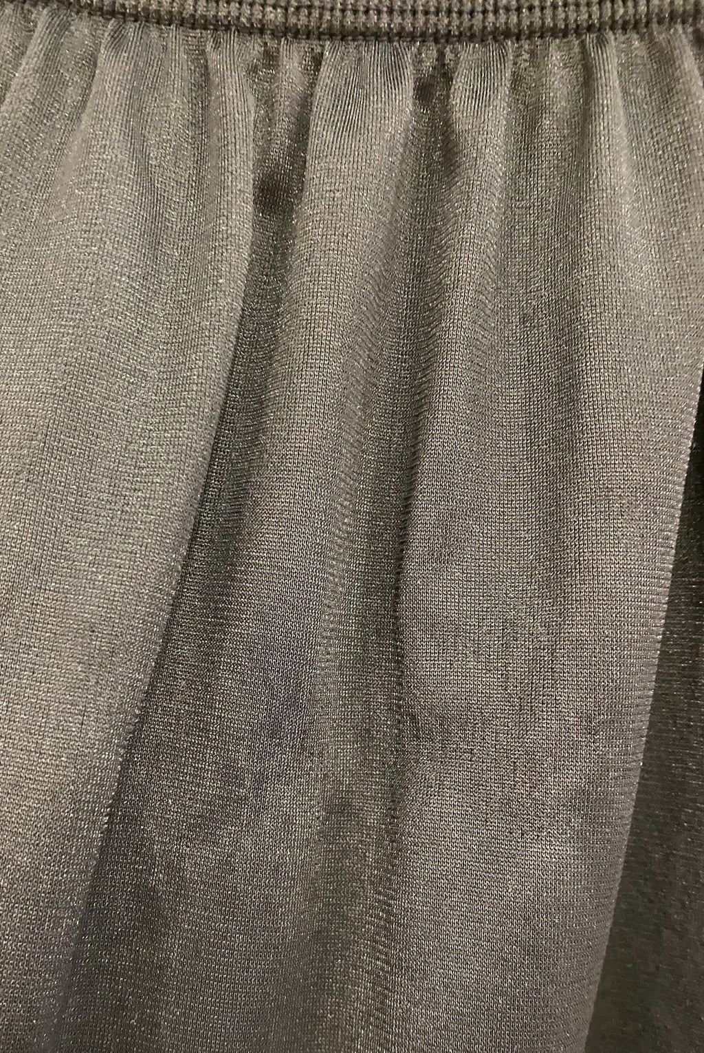 Vintage Black Nylon Half-Slip Skirt