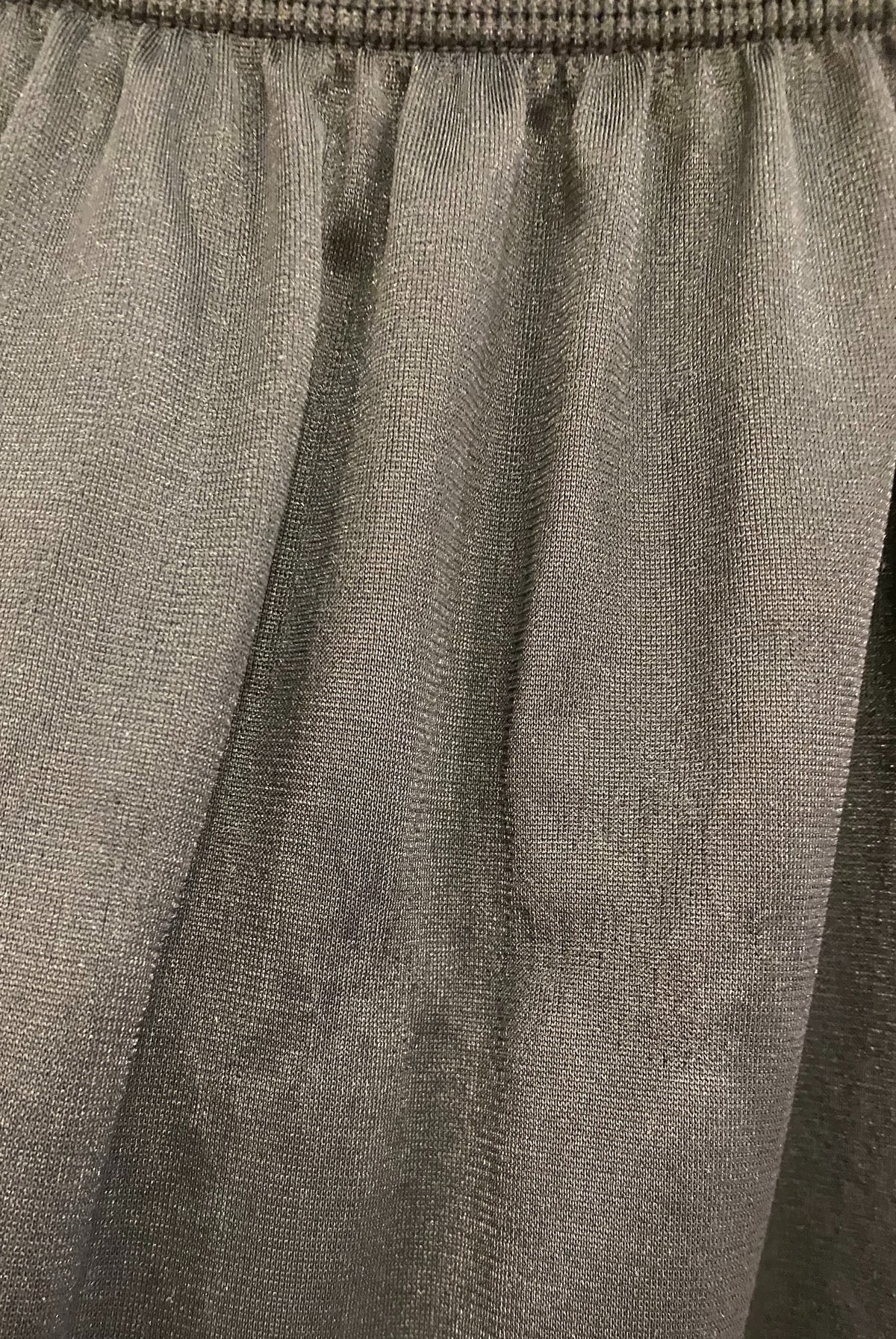 Vintage Black Nylon Half-Slip Skirt