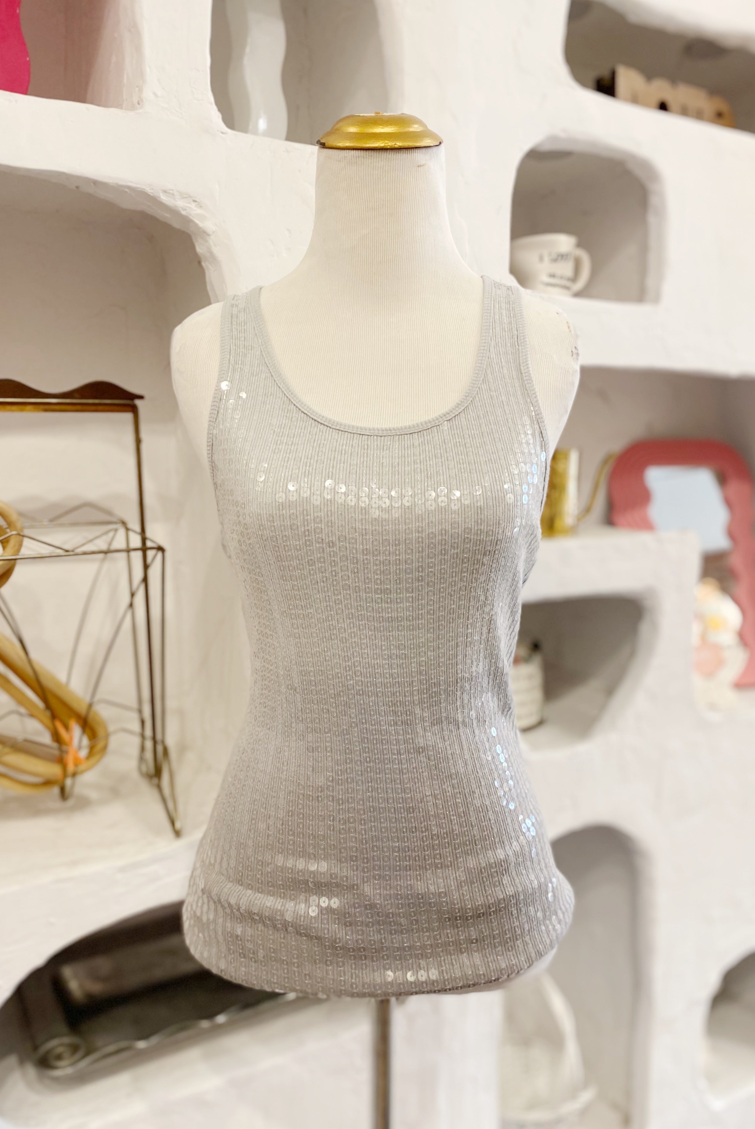 Ombré Sequin Tank
