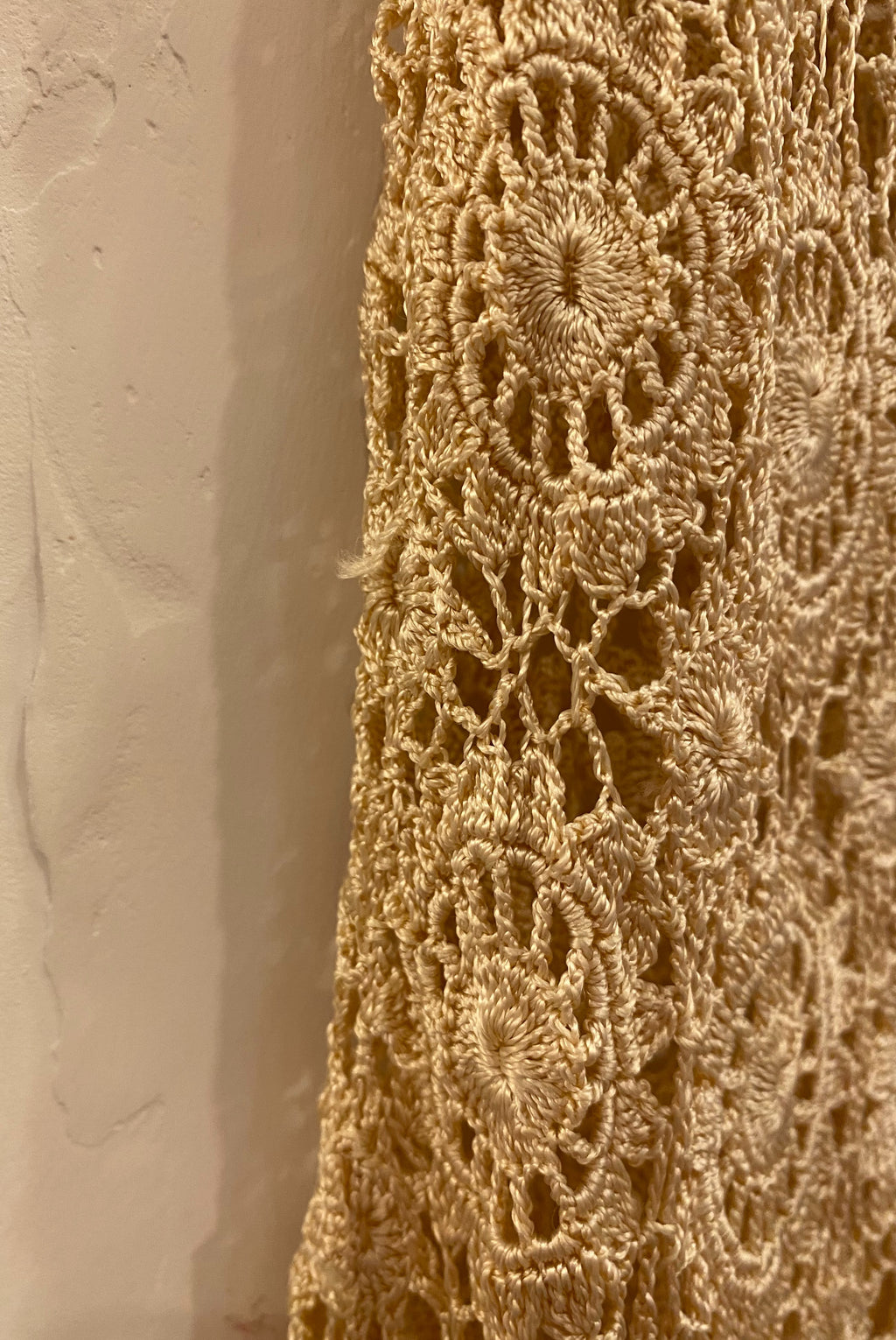 Vintage Crocheted Short Sleeve Top