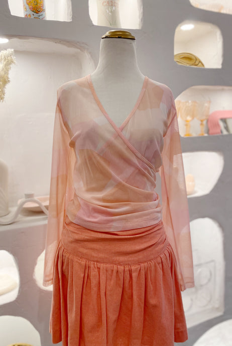 Sheer Wrap Top