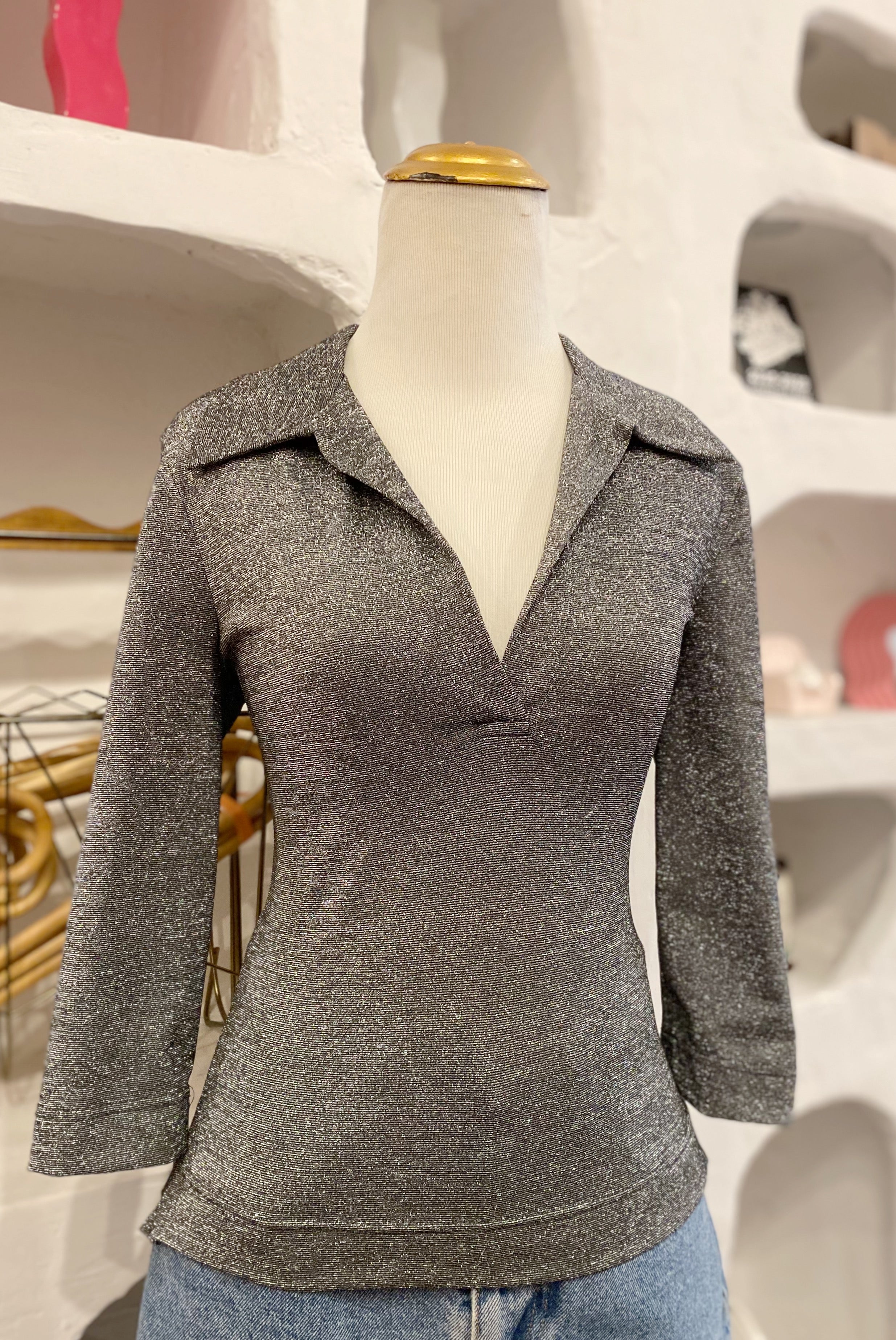 90s Collared Top