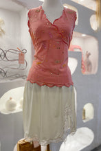 Cream Slip Skirt