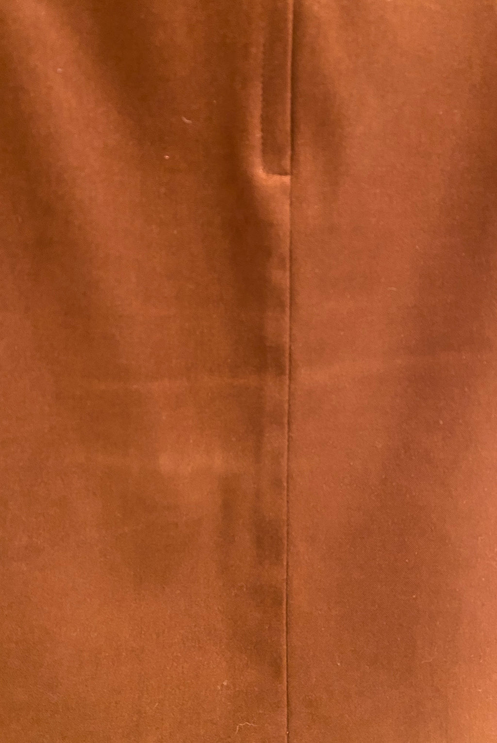 Vintage Chocolate Brown Pencil Skirt