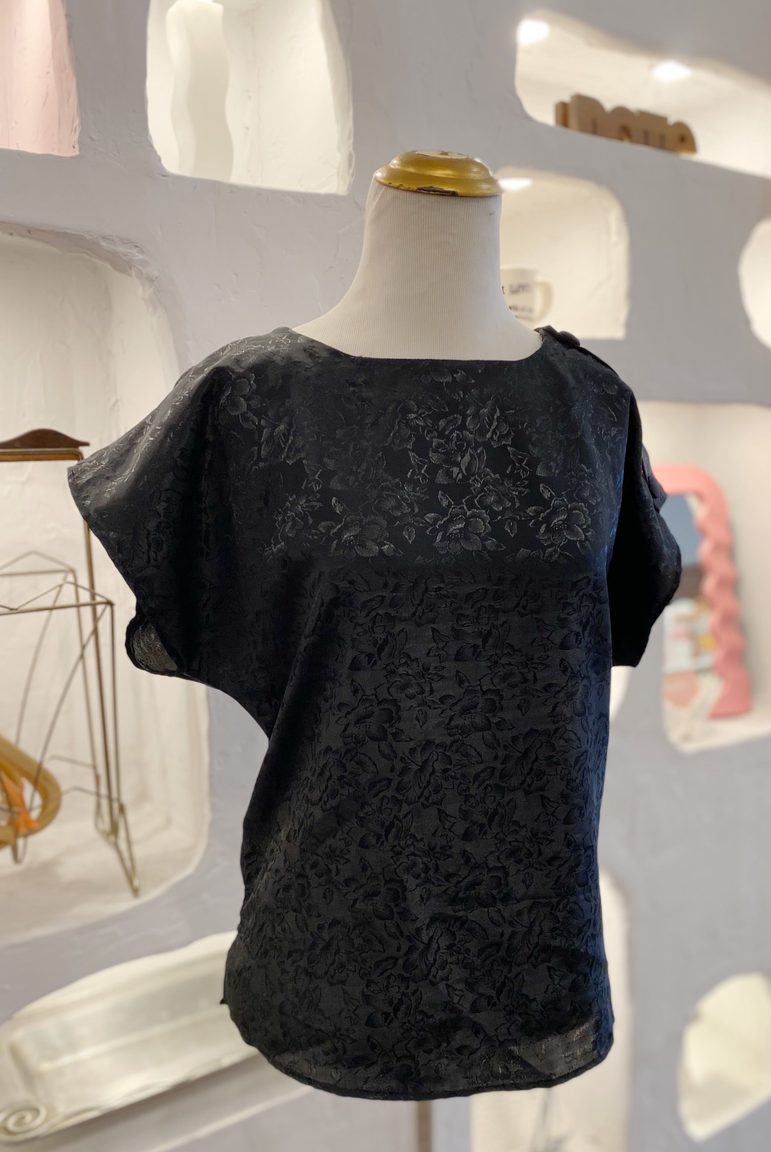 Satin Dolman Top