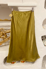 Satin Midi Skirt