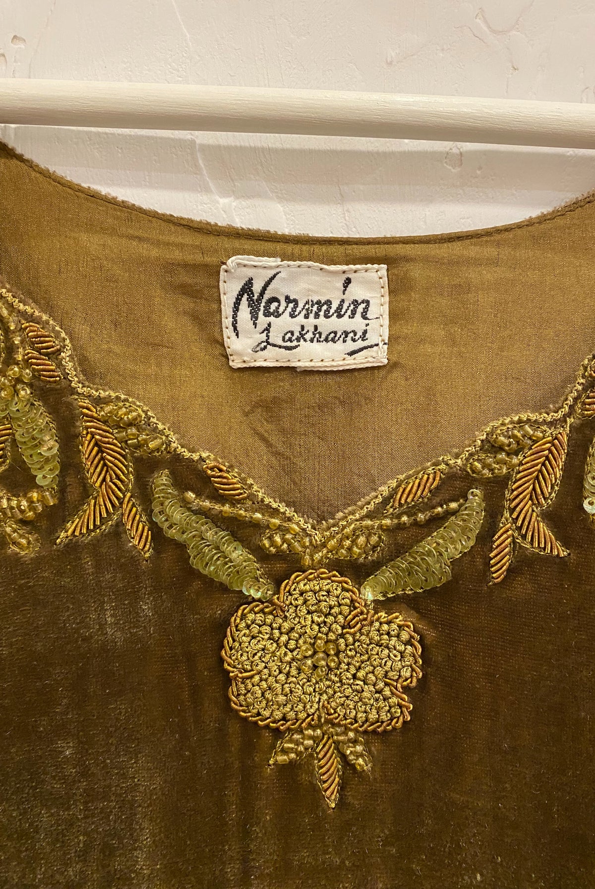 Vintage Velvet Pakistani Kameez Tunic
